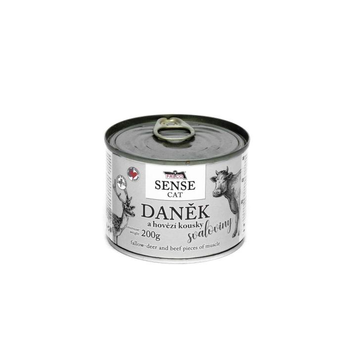 FALCO SENSE CAT 200g daněk a hovězí