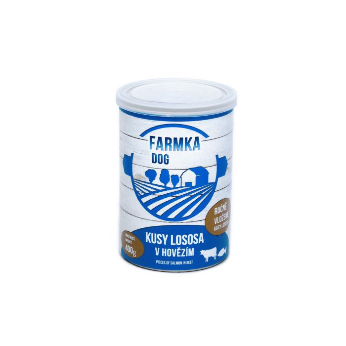 FARMKA DOG 400g s lososem