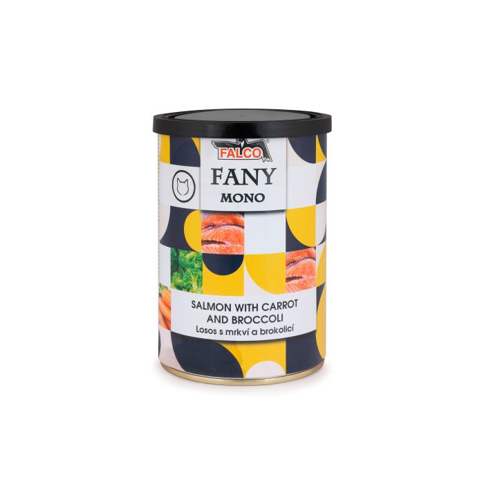 FANY MONO losos s mrkví a brokolicí 400g